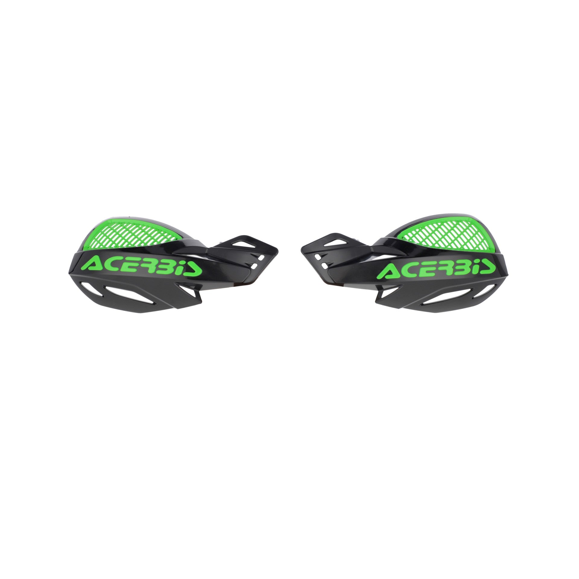 Acerbis Uniko Vented MX Handguards Black/Green