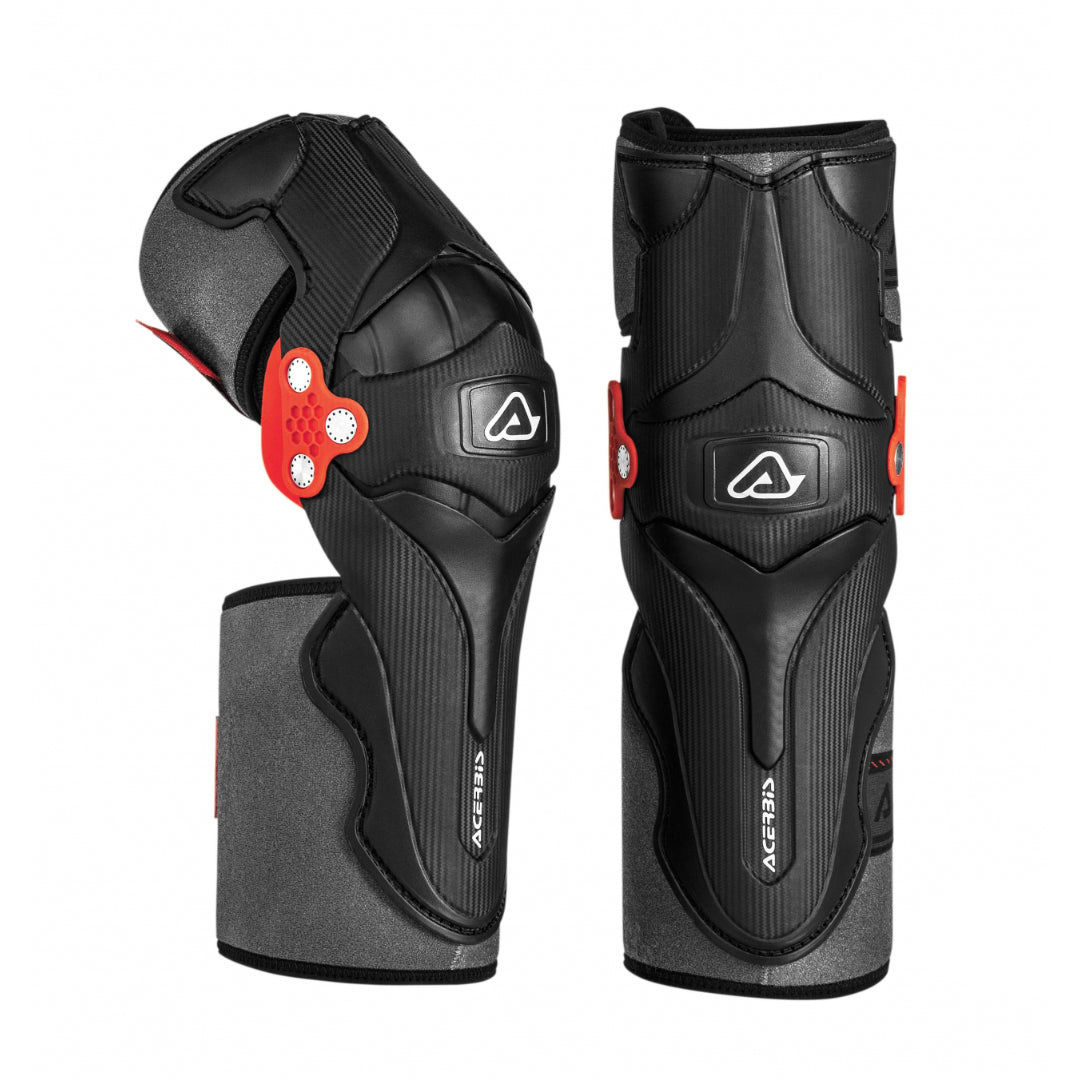 Acerbis X-Strong Knee Guards Black/White