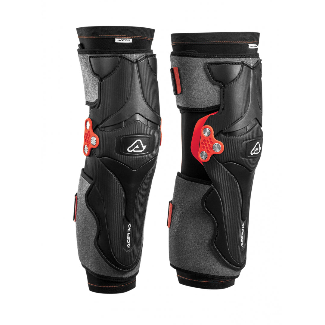 Acerbis X-Strong Knee Guards Black/White