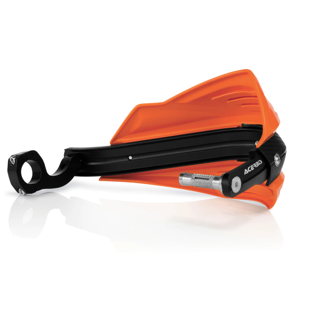 Acerbis X-Factor Handguards Complete with fitting kit Orange/Black