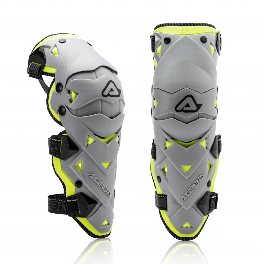 Acerbis Impact Evo 3.0 Knee Guards Grey/Yellow