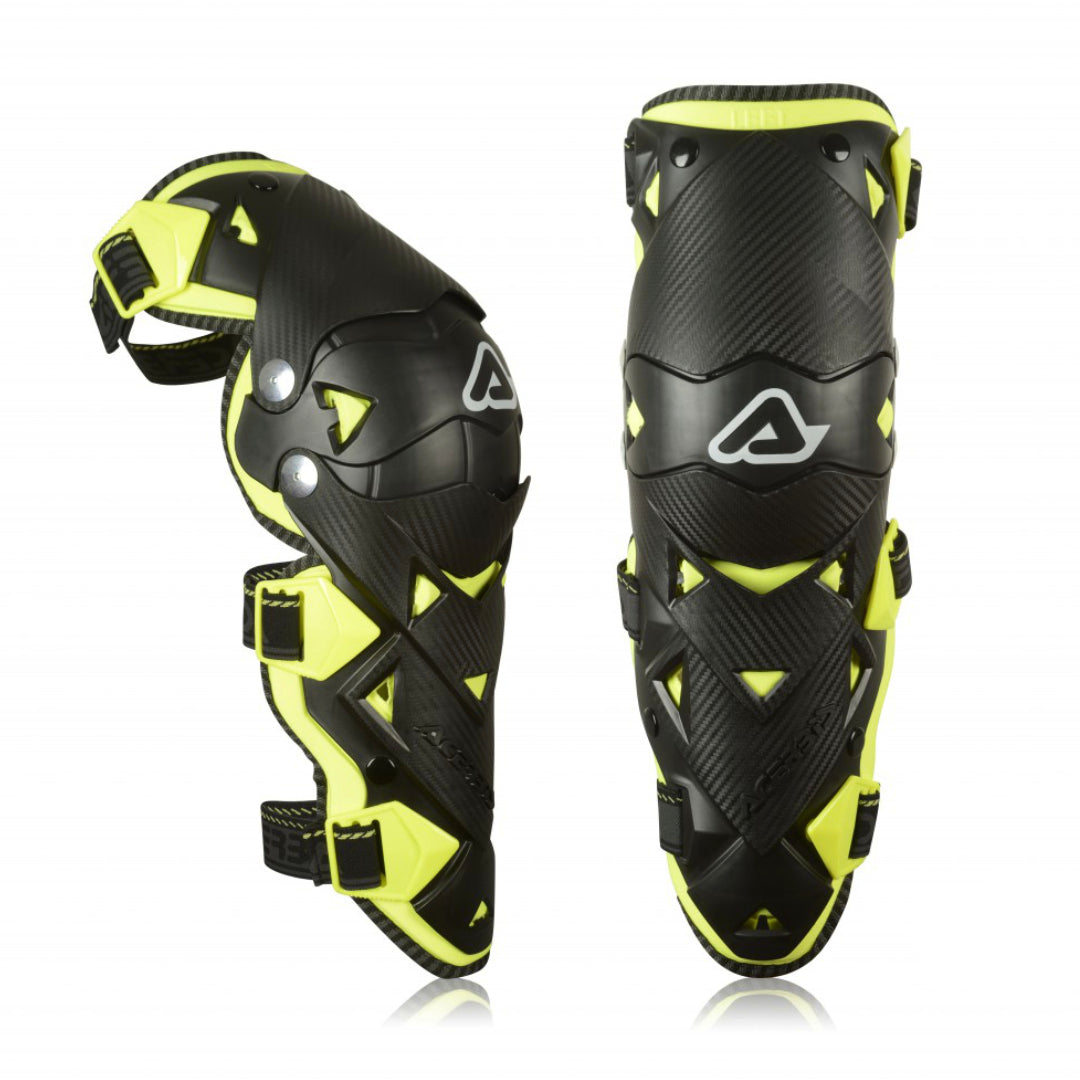 Acerbis Impact Evo 3.0 Knee Guards Black/Yellow