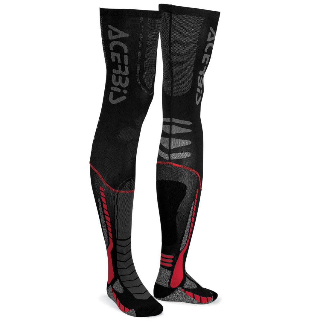 Acerbis X-Leg Pro MX Socks Black/Red