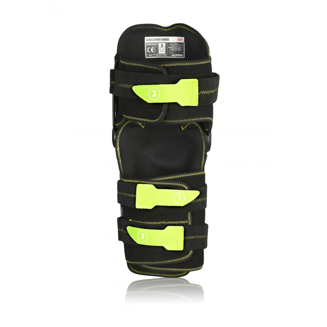 Acerbis Gorilla Knee Guards Black/Yellow