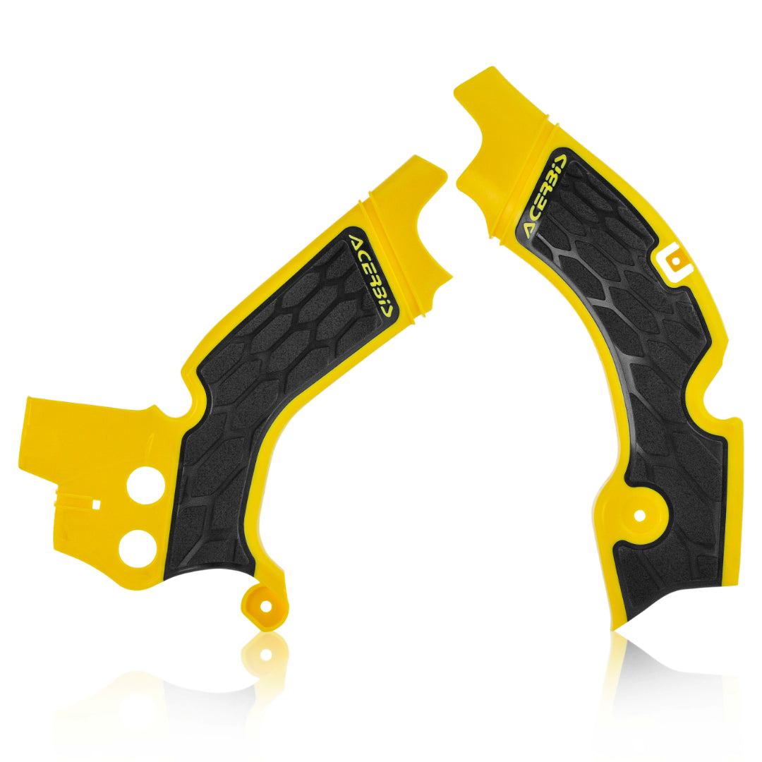 Acerbis X-Grip Frame Guards SUZUKI RMZ 450 2008-2017 Yellow/Black