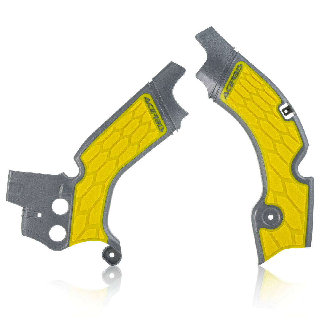 Acerbis X-Grip Frame Guards SUZUKI RMZ 450 2008-2017 Grey/Yellow