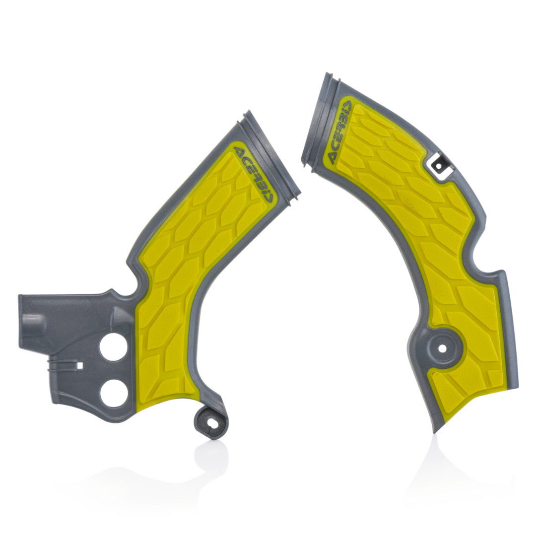 Acerbis X-Grip Frame Guards SUZUKI RMZ 250 2010-2018 Grey/Yellow
