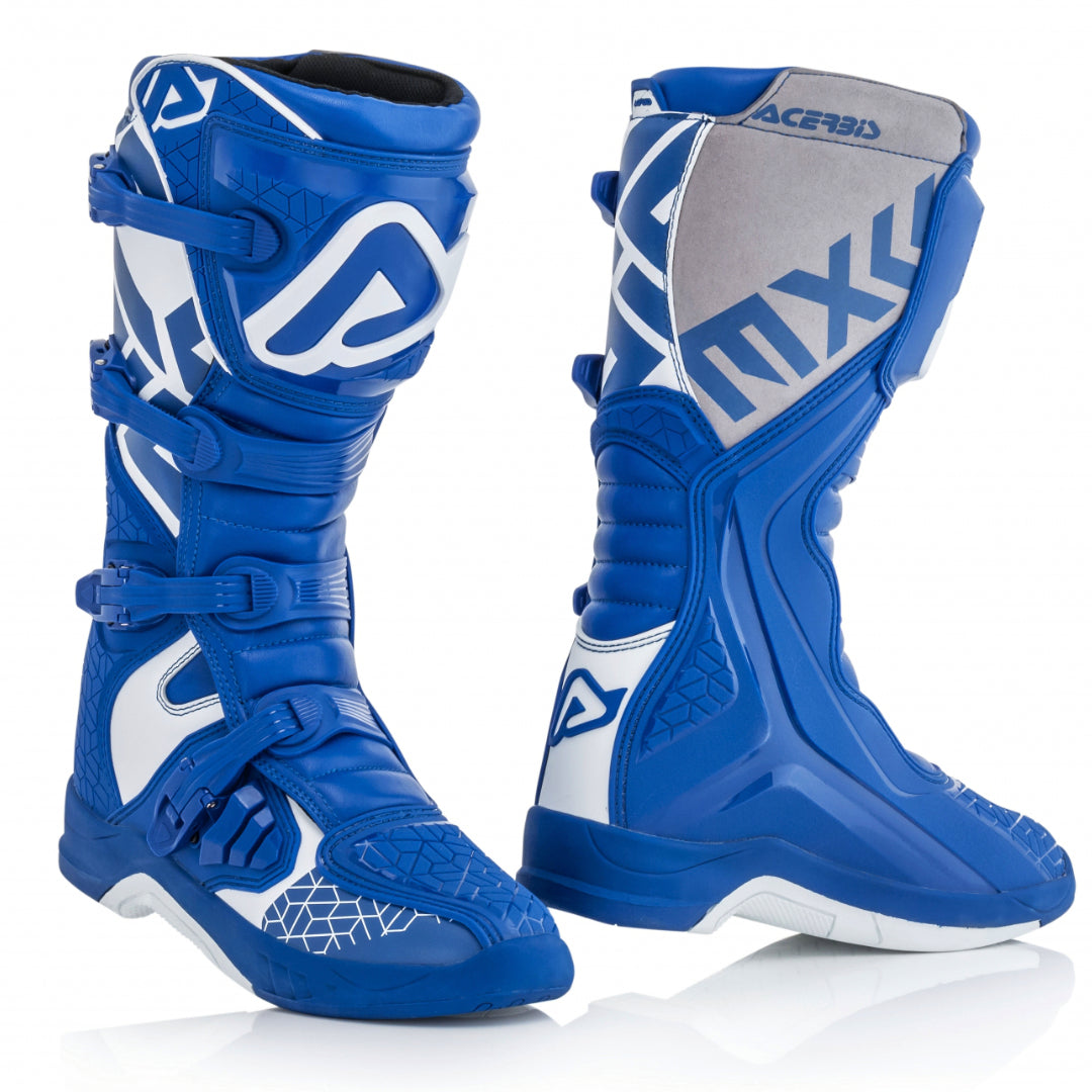 Acerbis X-Team MX Boots Blue/White