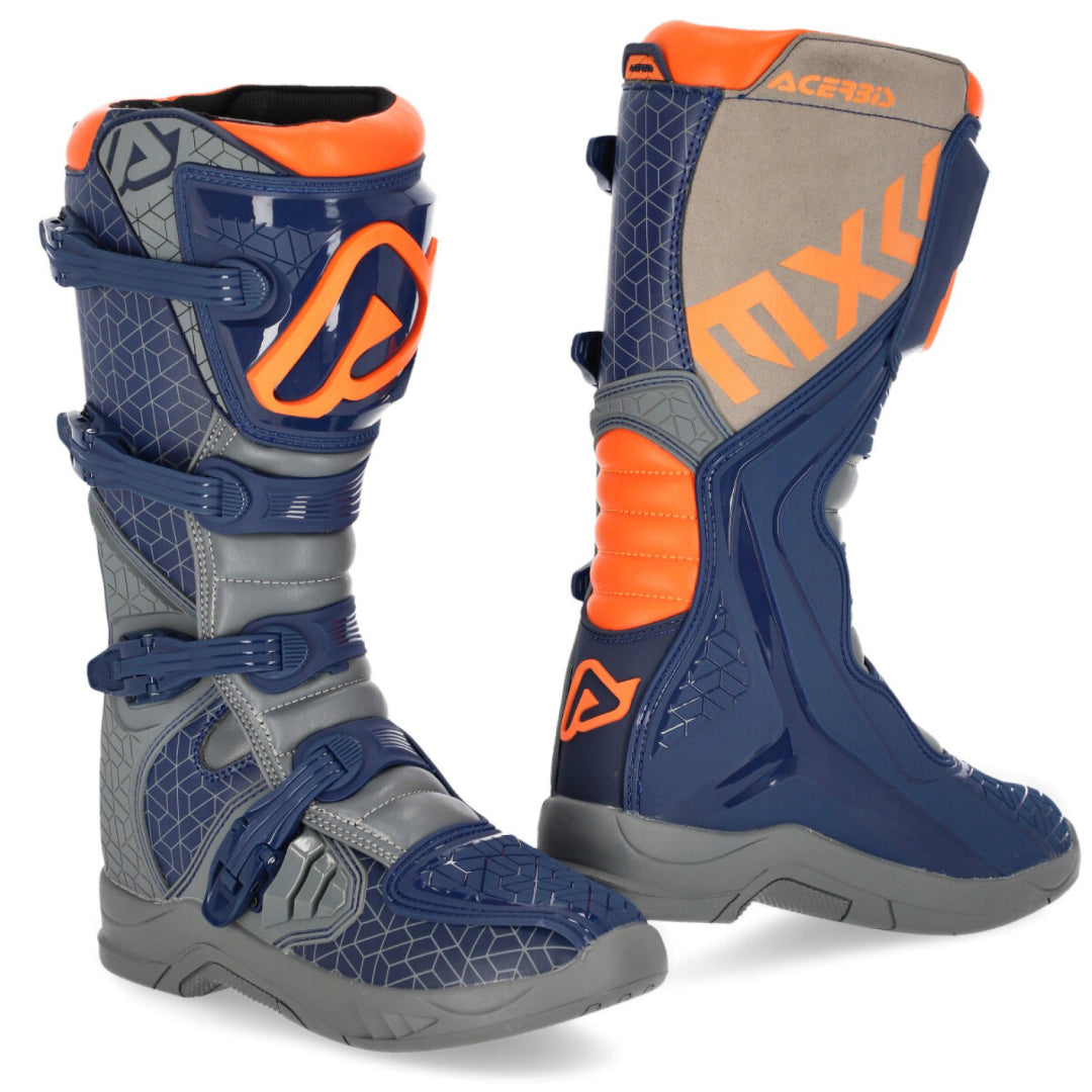 Acerbis X-Team MX Boots Blue/Grey