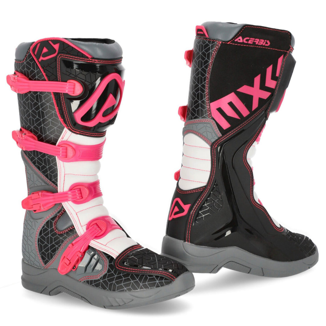 Acerbis X-Team MX Boots Black/Purple