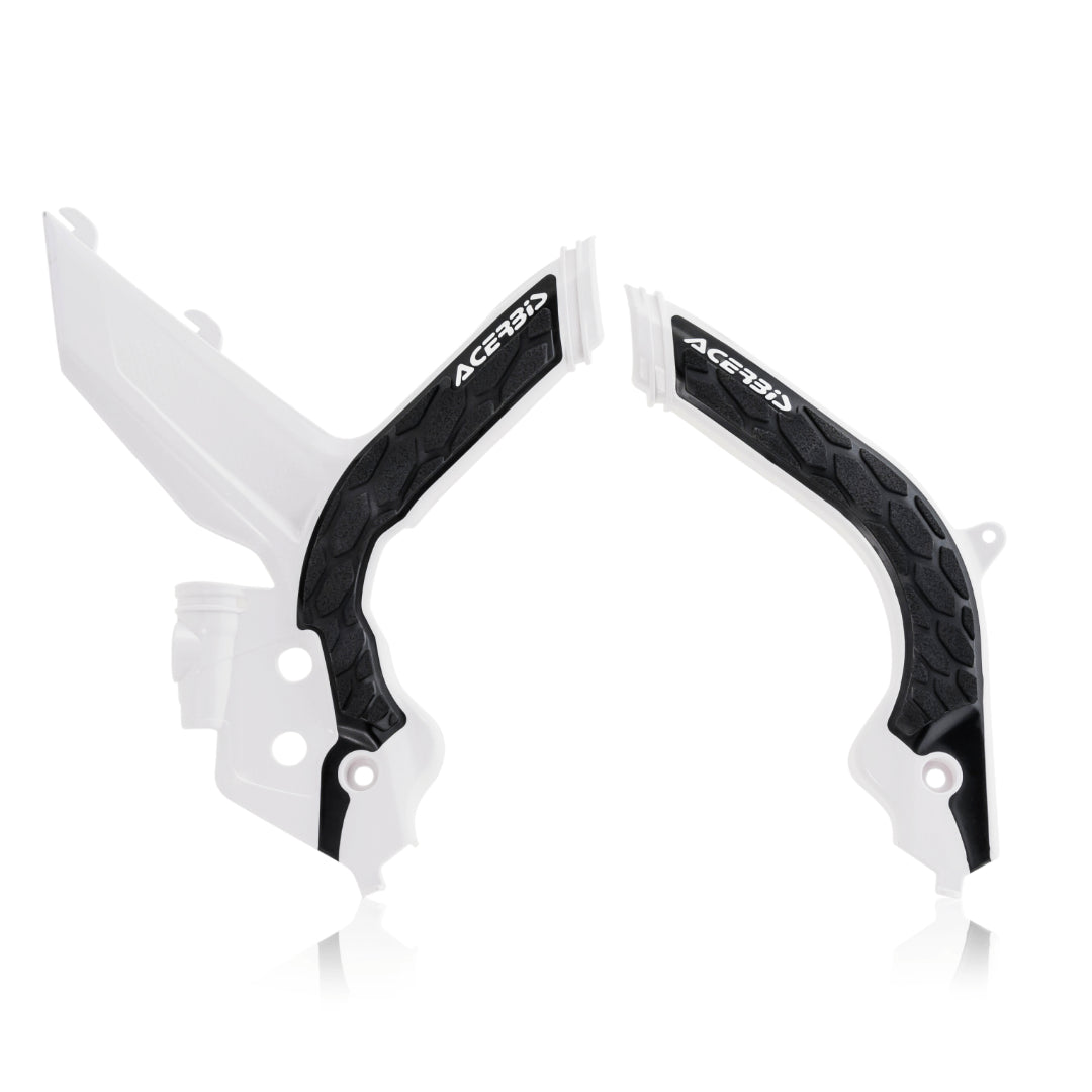Acerbis X-Grip Frame Guards KTM SX/SXF 125-450 2019-2022 White/Black