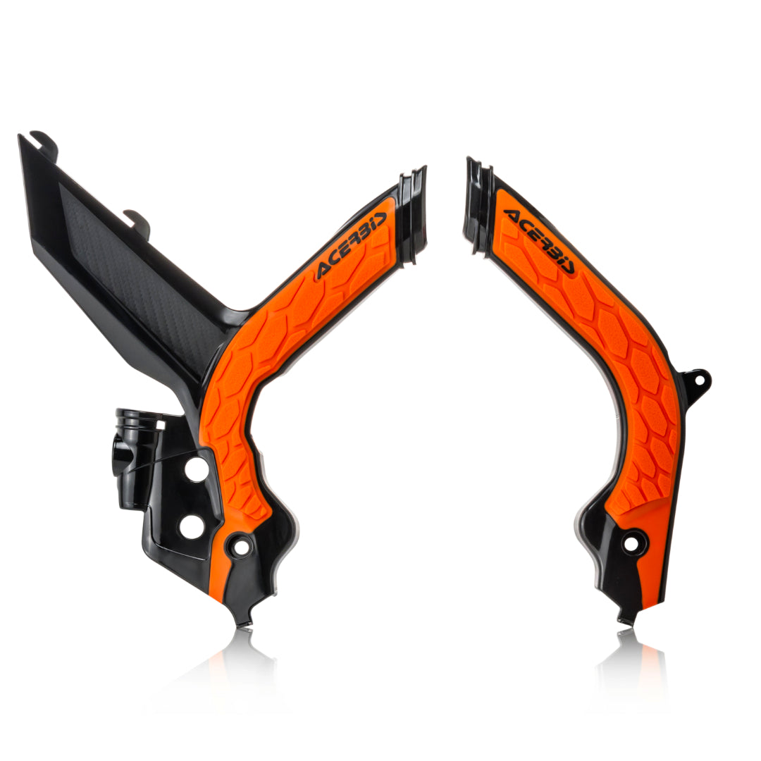 Acerbis X-Grip Frame Guards KTM SX/SXF 125-450 2019-2022 Black/Orange