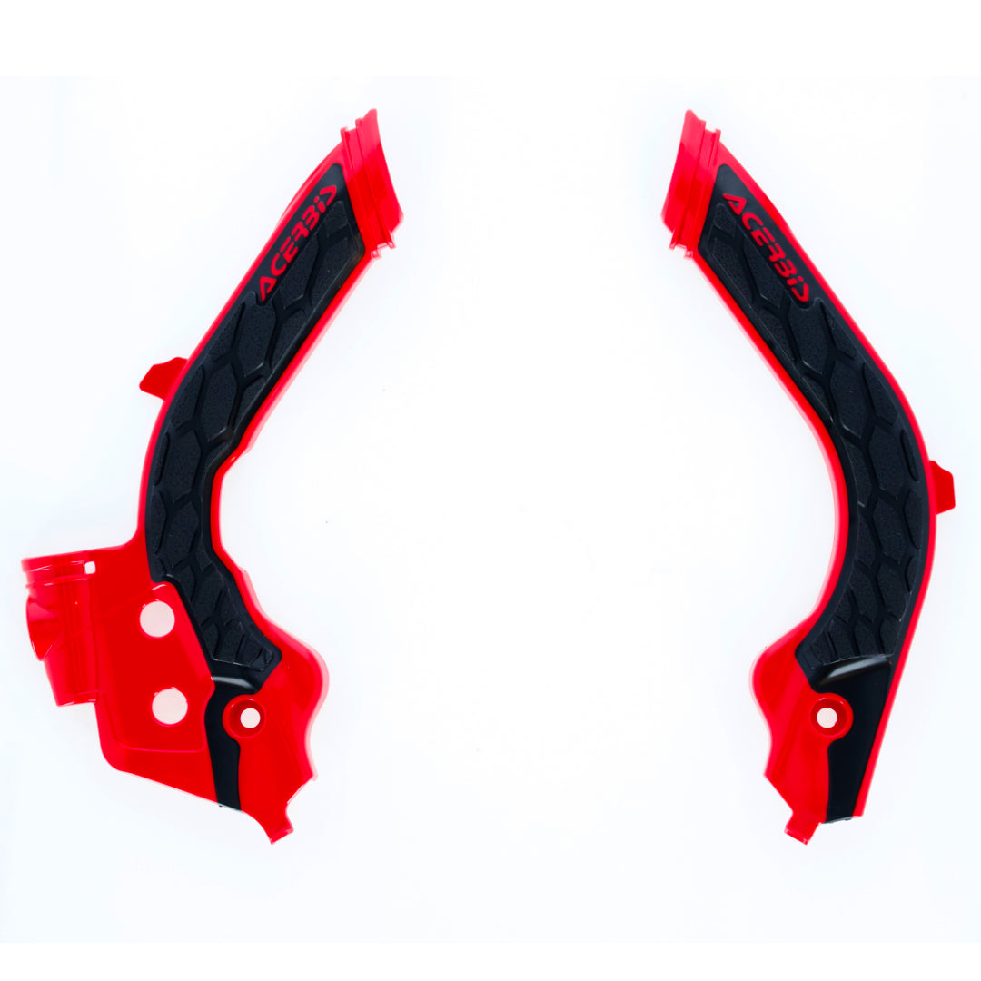 Acerbis X-Grip Frame Guards HUSKY TC/FC 125-19-23 TE/FE 19-23, GAS GAS MC 21-23 EC/EX 21-23 Red/Black