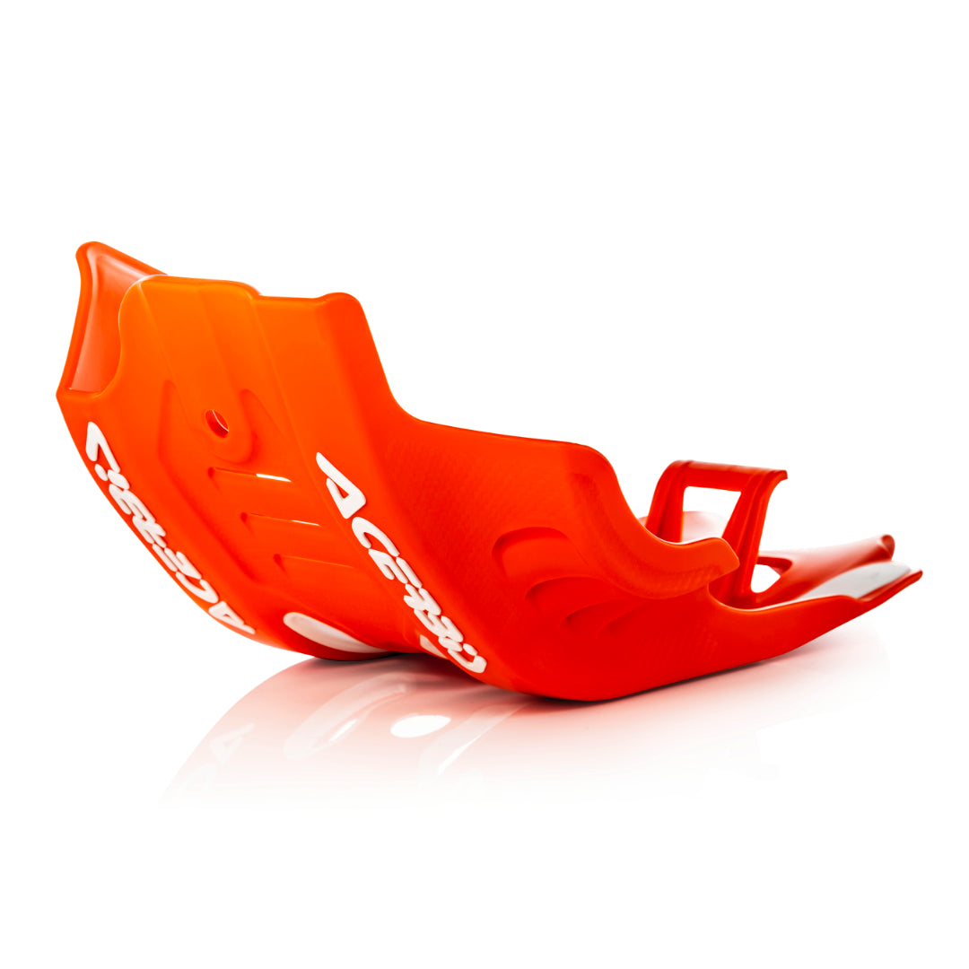 Acerbis Skid Plate KTM SXF 450 19-22, HUSKY FC 450 19-22 Orange/White
