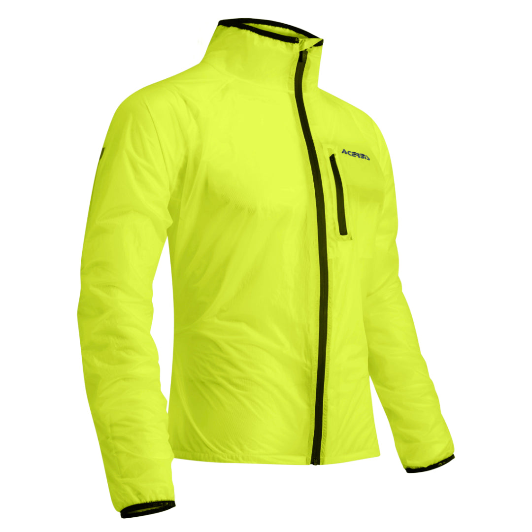 Acerbis Rain Dek Pack Jacket Fluo Yellow