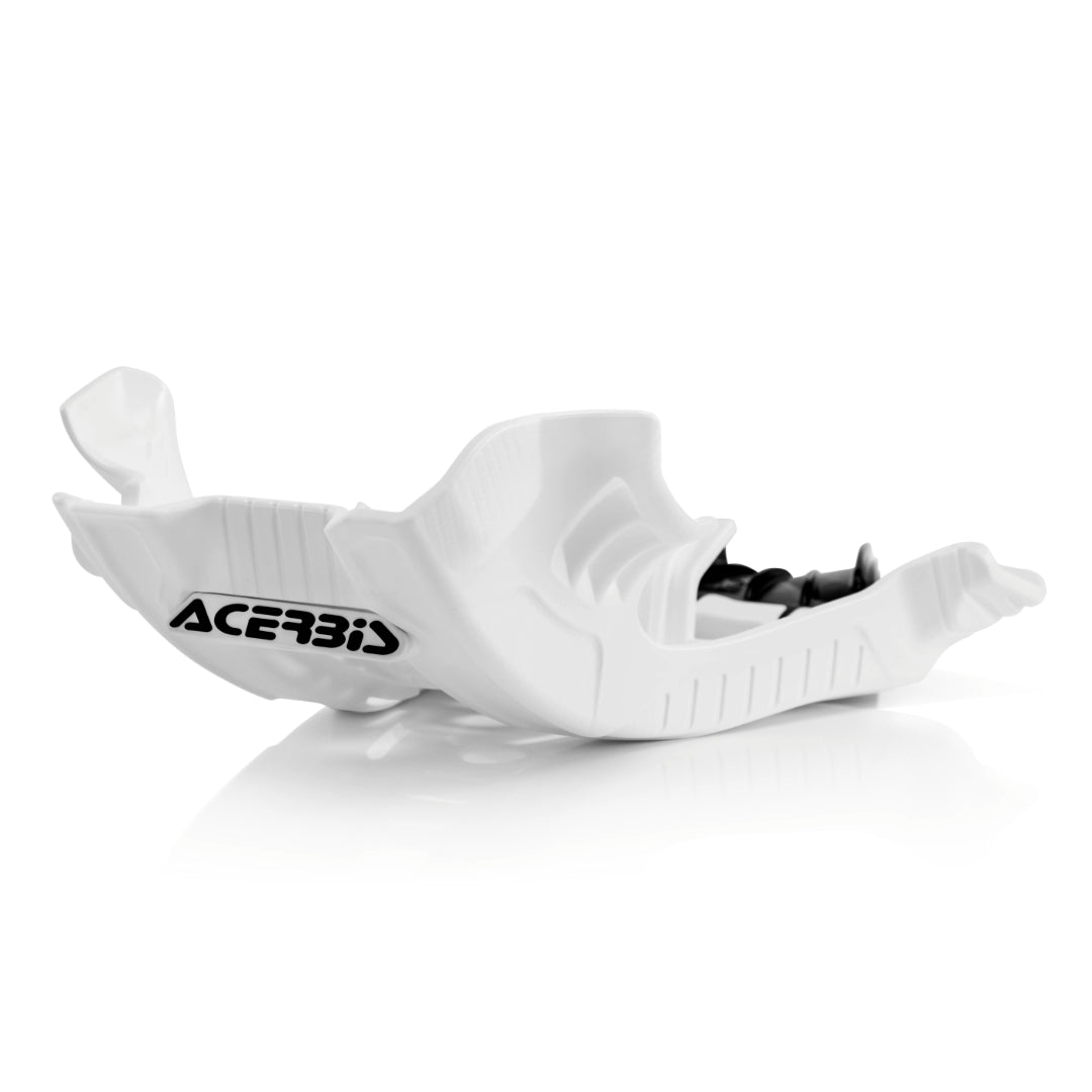 Acerbis Skid Plate YAMAHA YZ 125 2006-2023, FANTIC XX/XE 125 2021-2023 White/Black