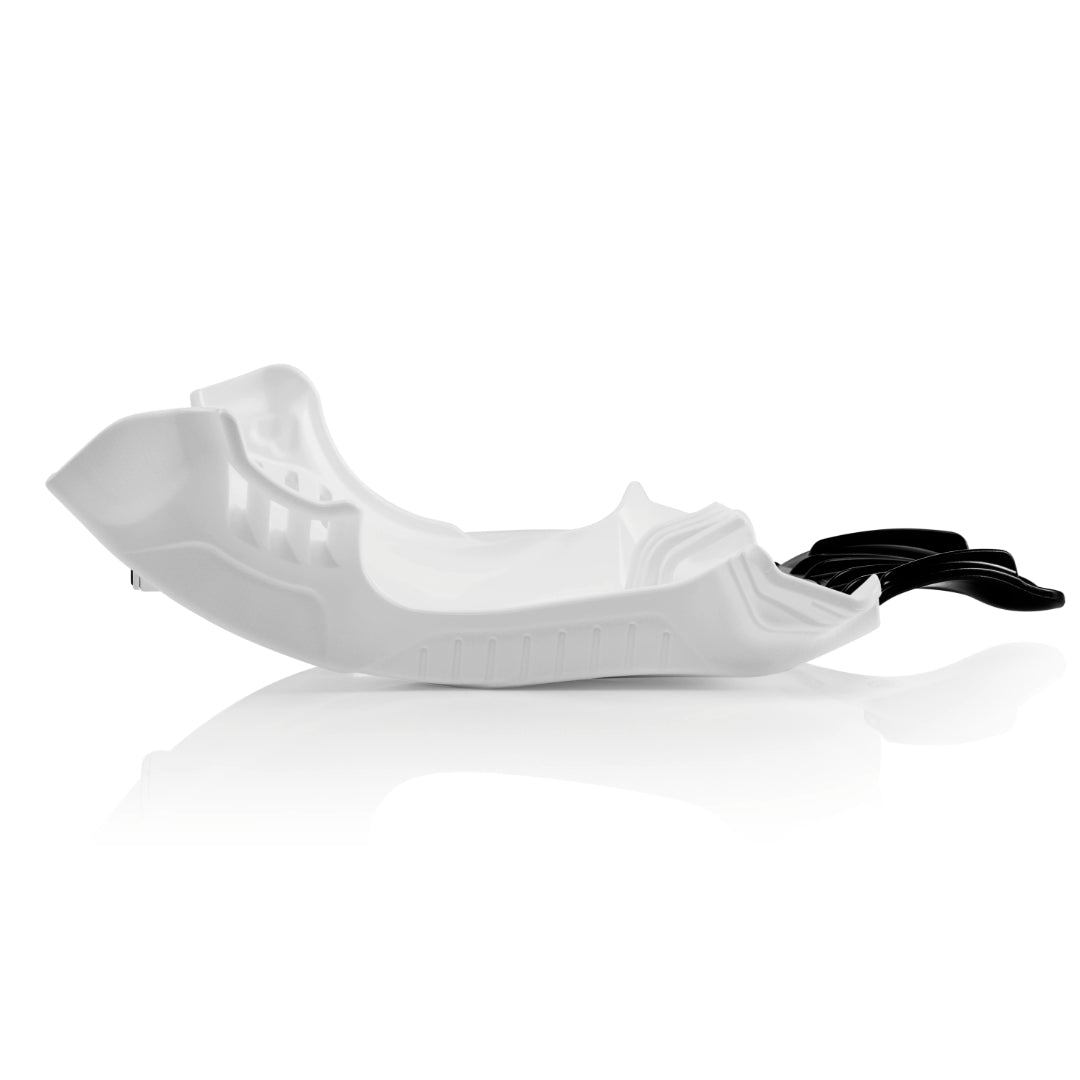 Acerbis Skid Plate YAMAHA YZ 125 2006-2023, FANTIC XX/XE 125 2021-2023 White/Black