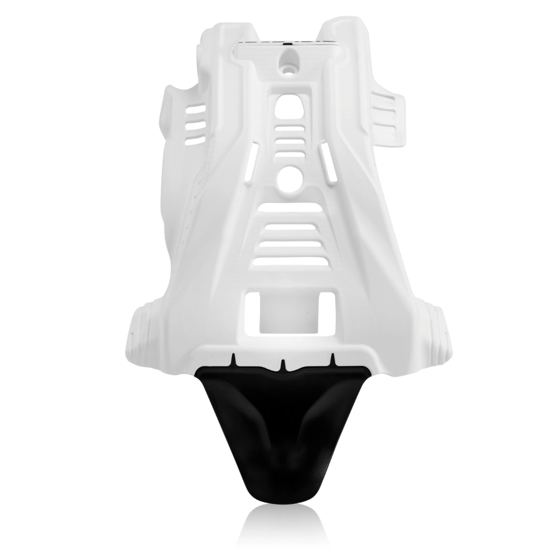 Acerbis Skid Plate YAMAHA YZ 125 2006-2023, FANTIC XX/XE 125 2021-2023 White/Black