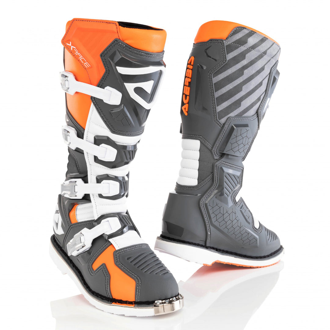 Acerbis X-Race MX Boots Orange/Grey