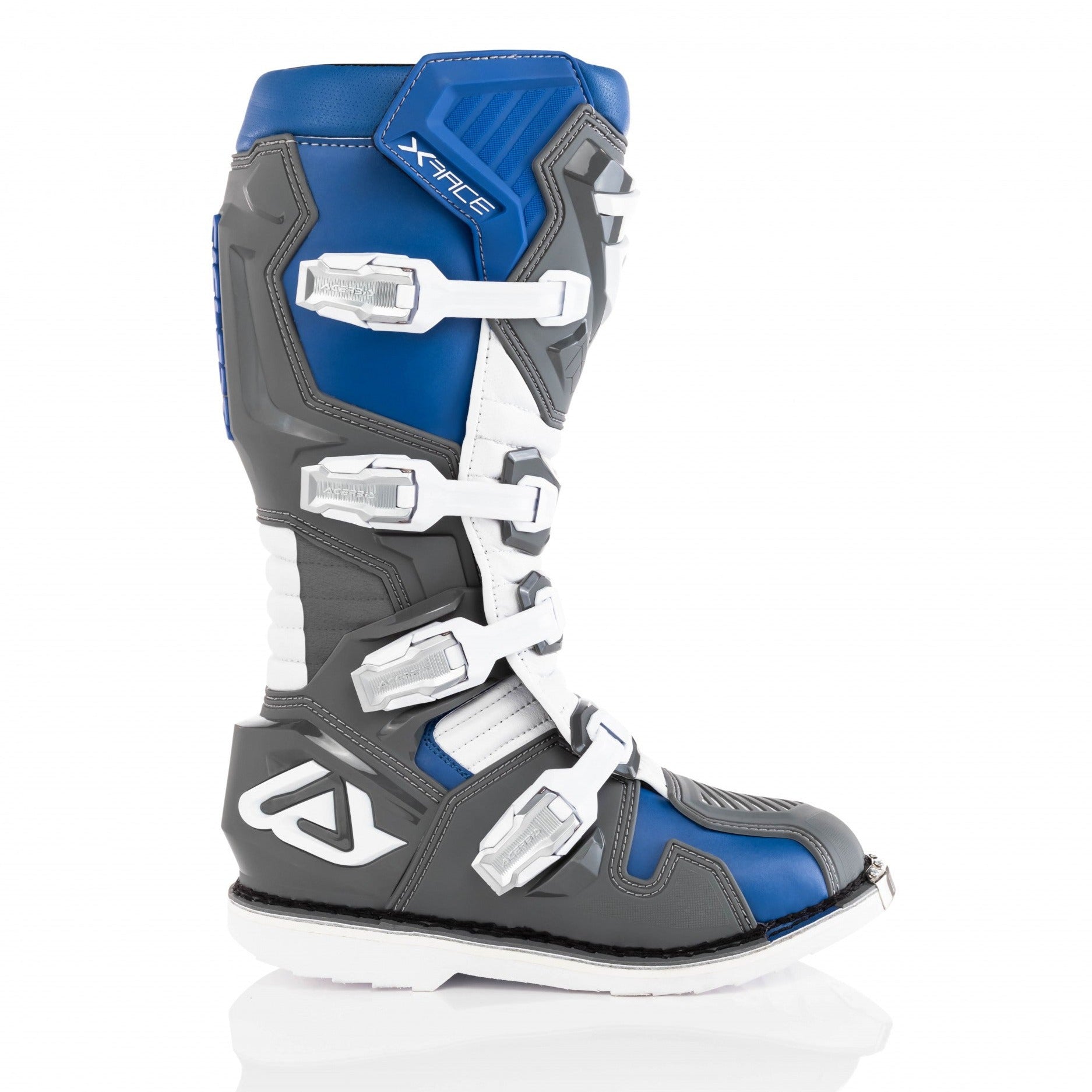 Acerbis X-Race MX Boots Blue/Grey