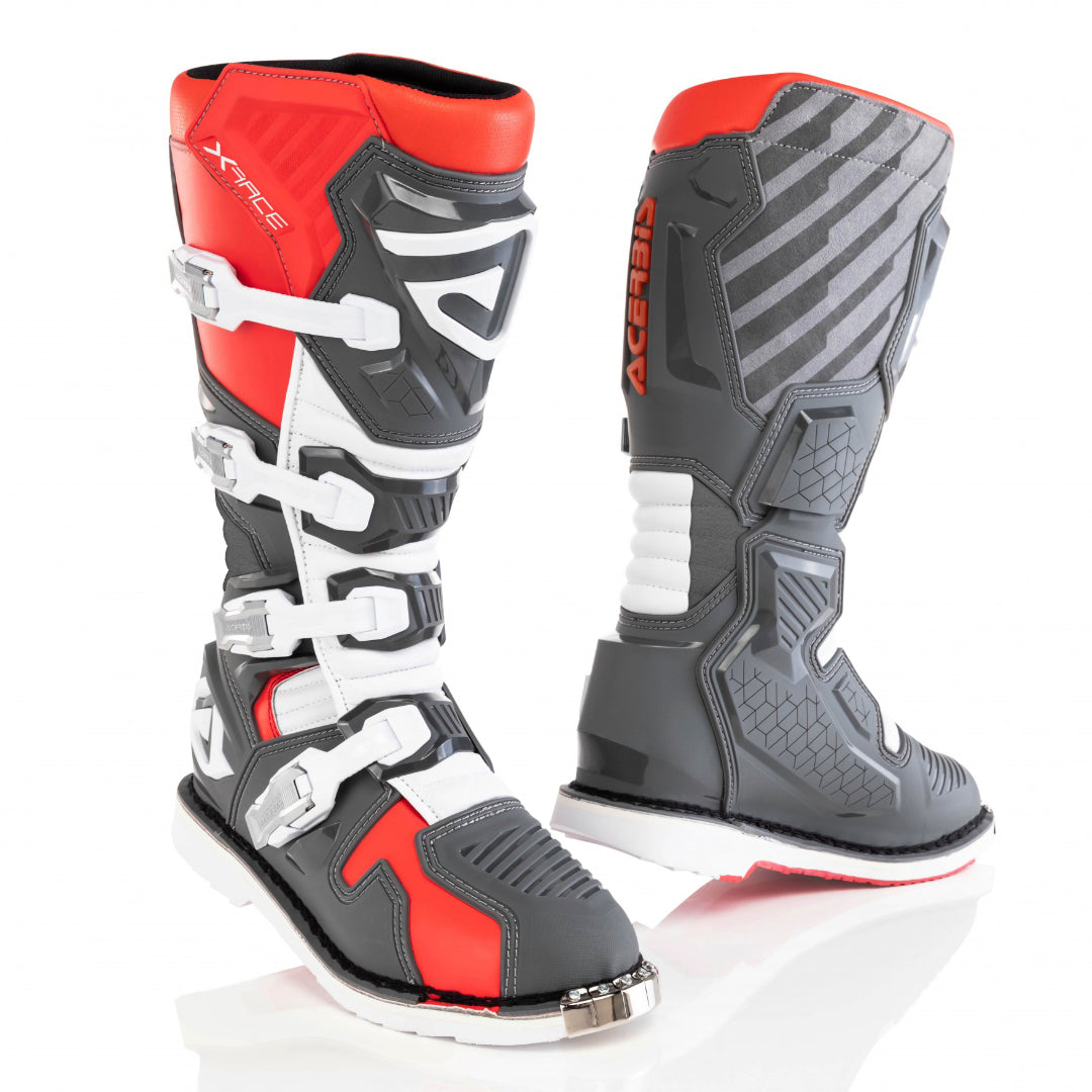 Acerbis X-Race MX Boots Red/Grey