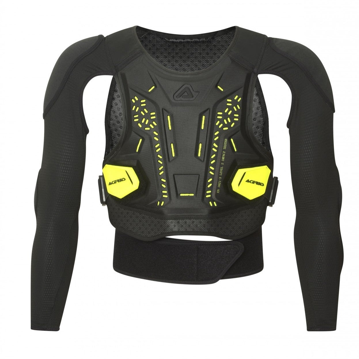 Acerbis Plasma Level 2 Body Armour Black/Fluo Yellow