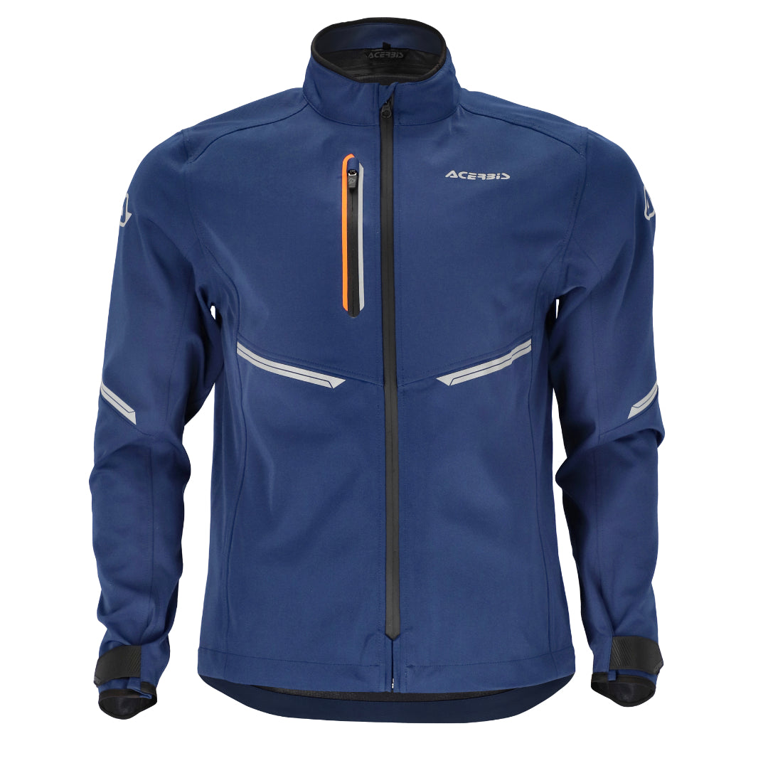 Acerbis X-Duro Waterproof Jacket Blue/Orange