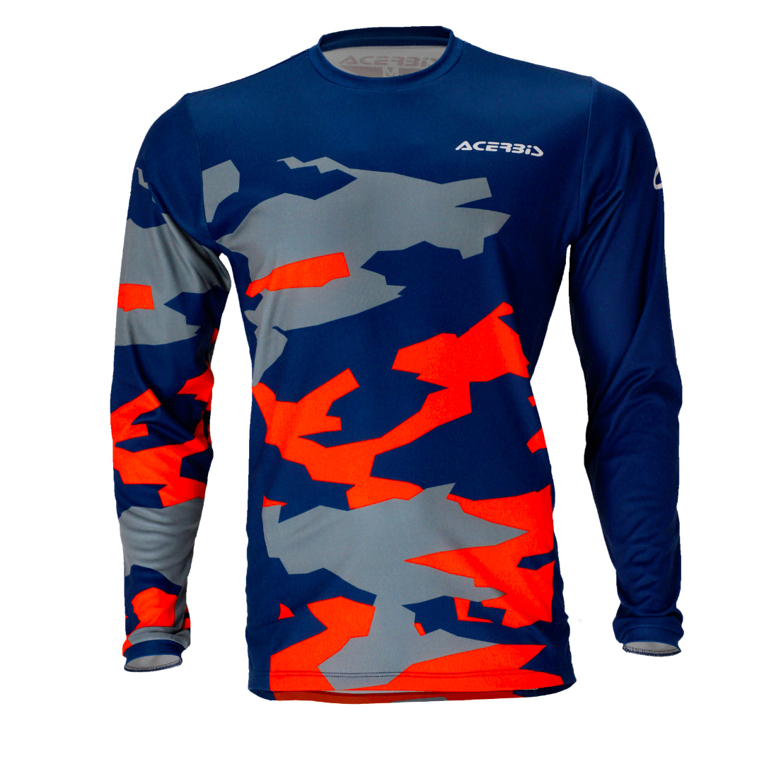 Acerbis X-Duro Winter Jersey Blue/Orange