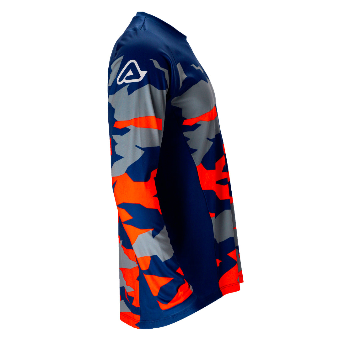 Acerbis X-Duro Winter Jersey Blue/Orange