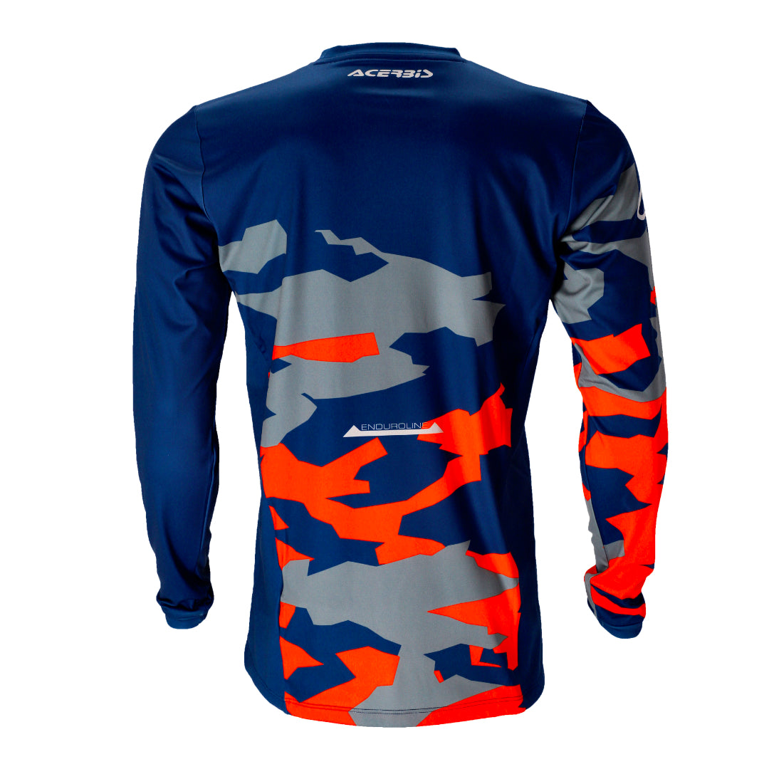 Acerbis X-Duro Winter Jersey Blue/Orange
