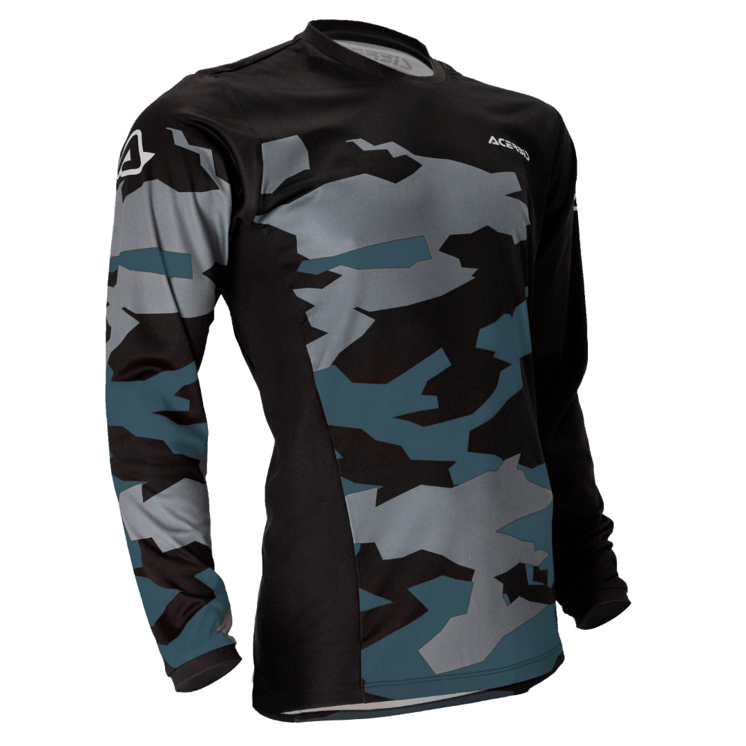 Acerbis X-Duro Winter Jersey Black/Grey