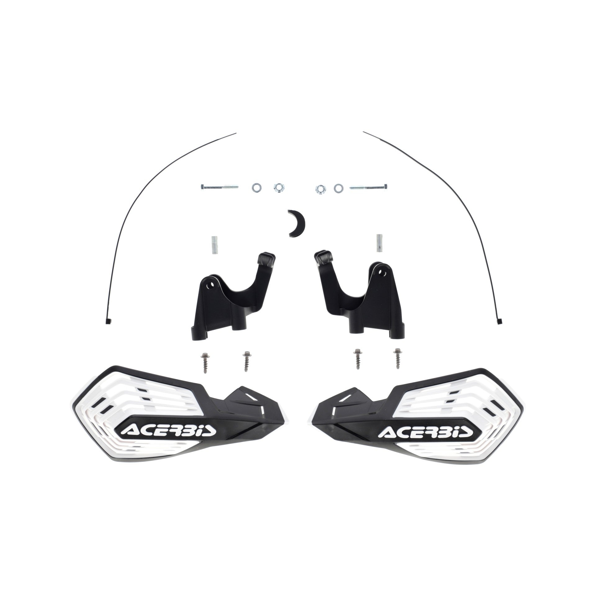 Acerbis K-Future MX Handguards Kawasaki KXF 450 19-23, KXF 250 21-26 Black/White
