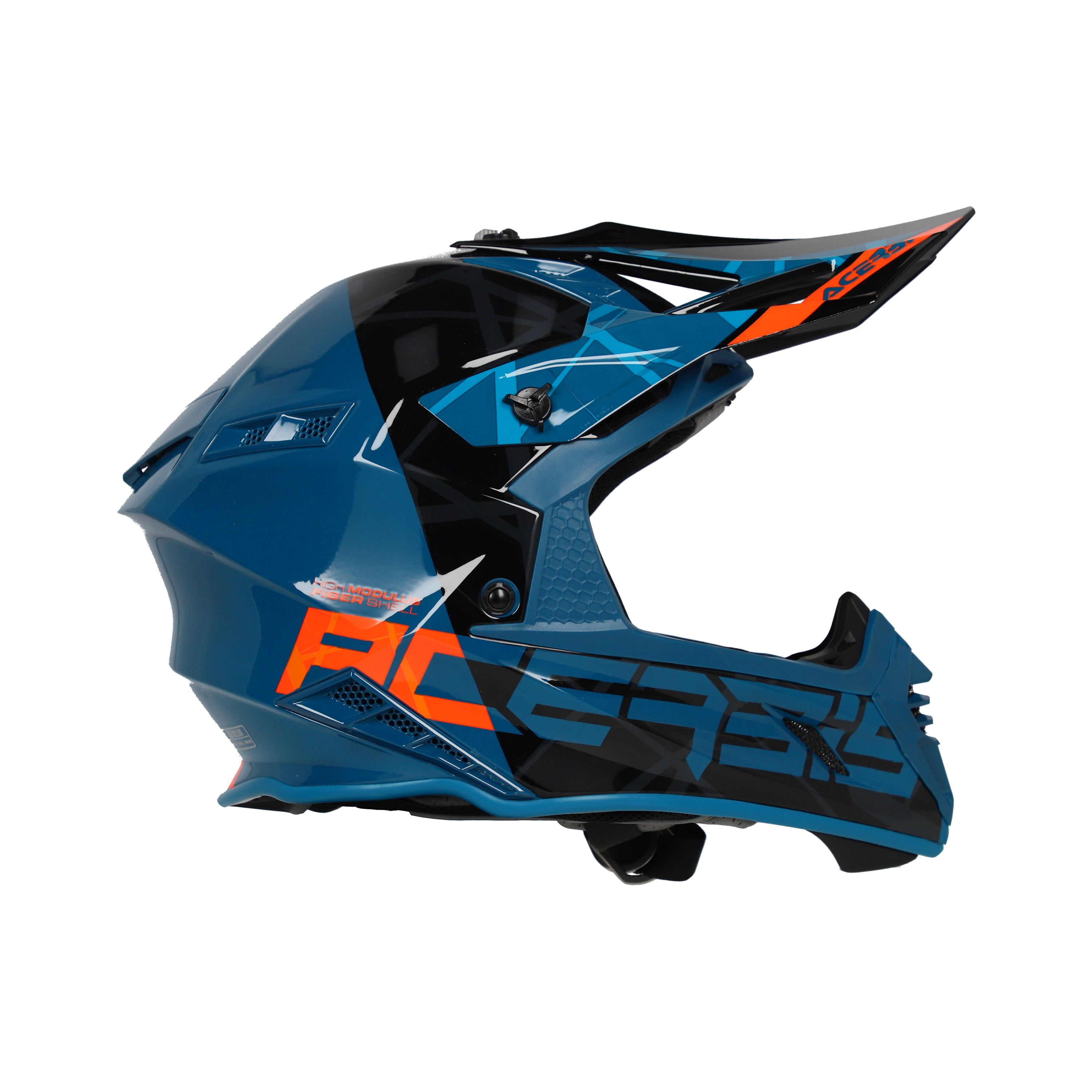 Acerbis X-Track MX Helmet Glossy Black/Green