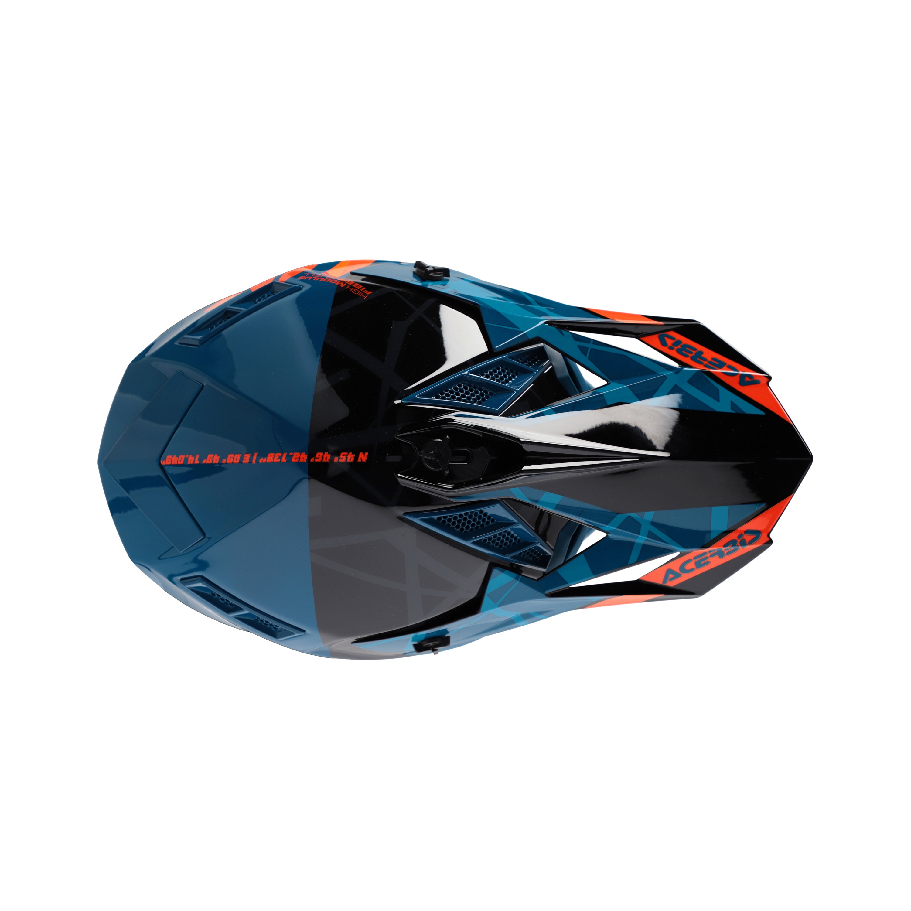 Acerbis X-Track MX Helmet Glossy Black/Green