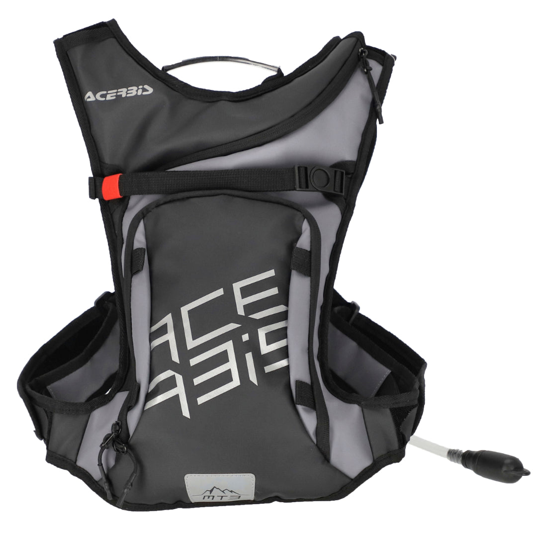 Acerbis Senter MTB Hydration Drink Backpack - With 2 Litre Bladder Black/Grey