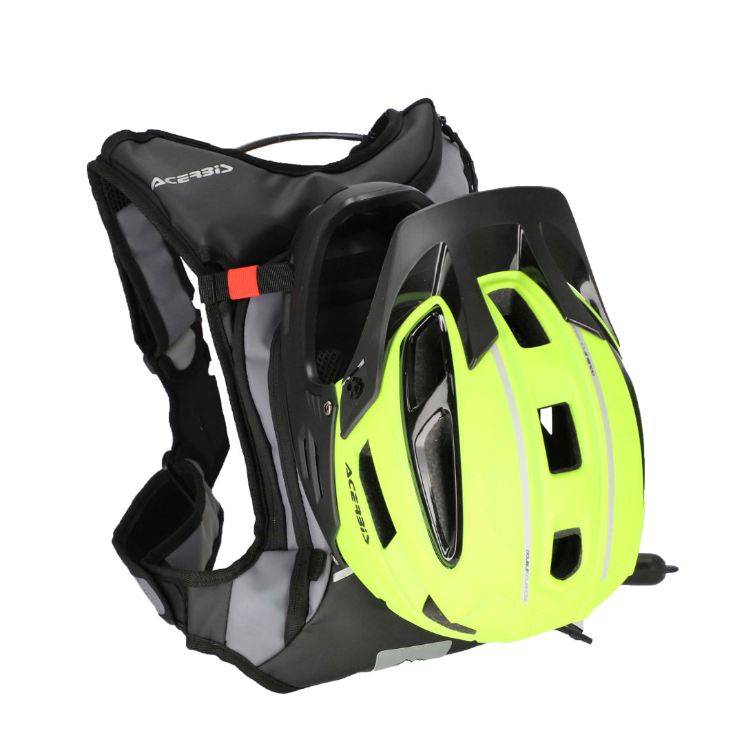 Acerbis Senter MTB Hydration Drink Backpack - With 2 Litre Bladder Black/Grey