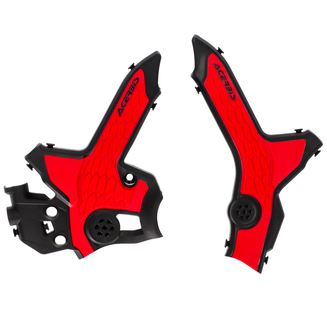Acerbis X-Grip Frame Guards HONDA CRF 300 L 2021-2025 Black/Red