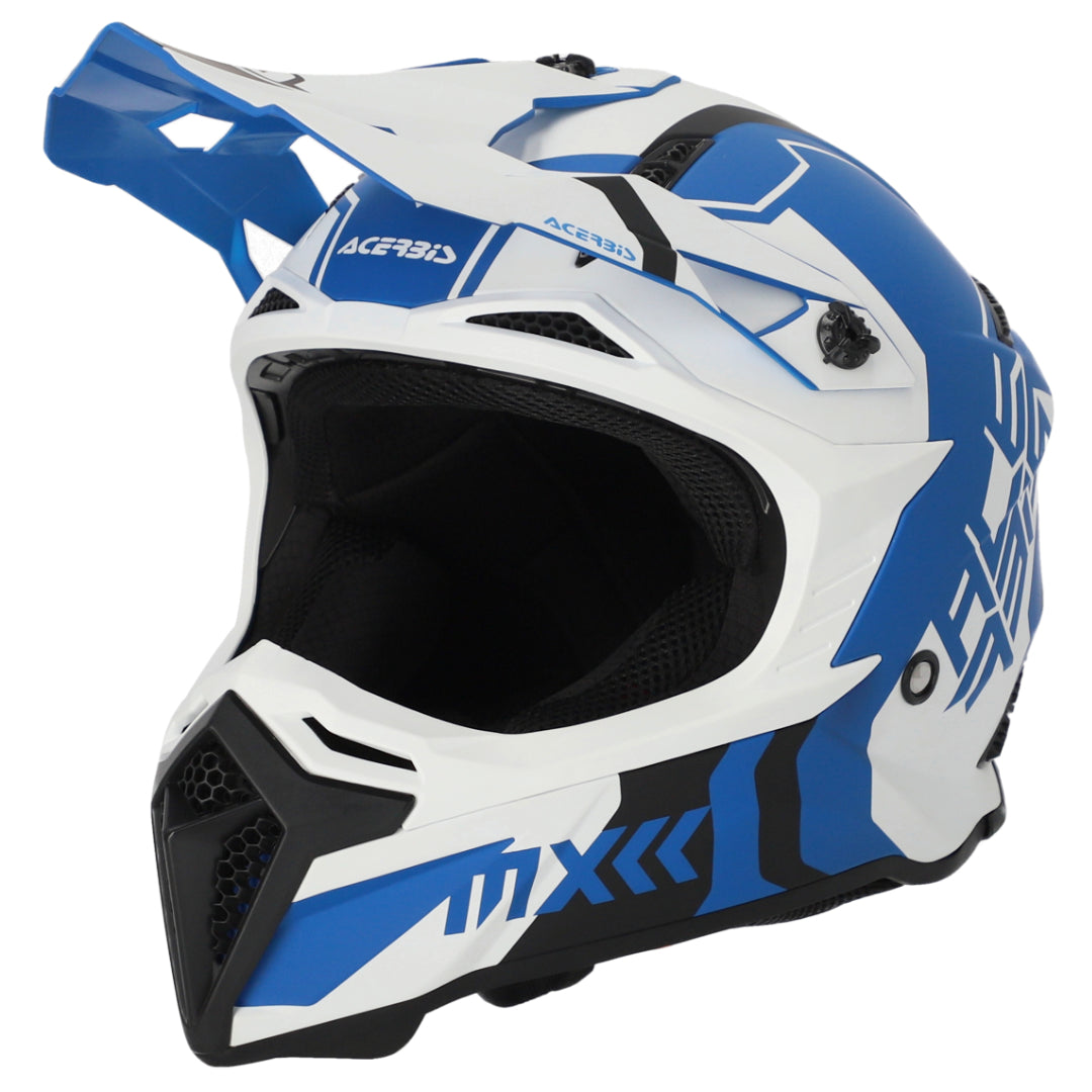 Acerbis Profile 5 MX Helmet Matte White/Blue