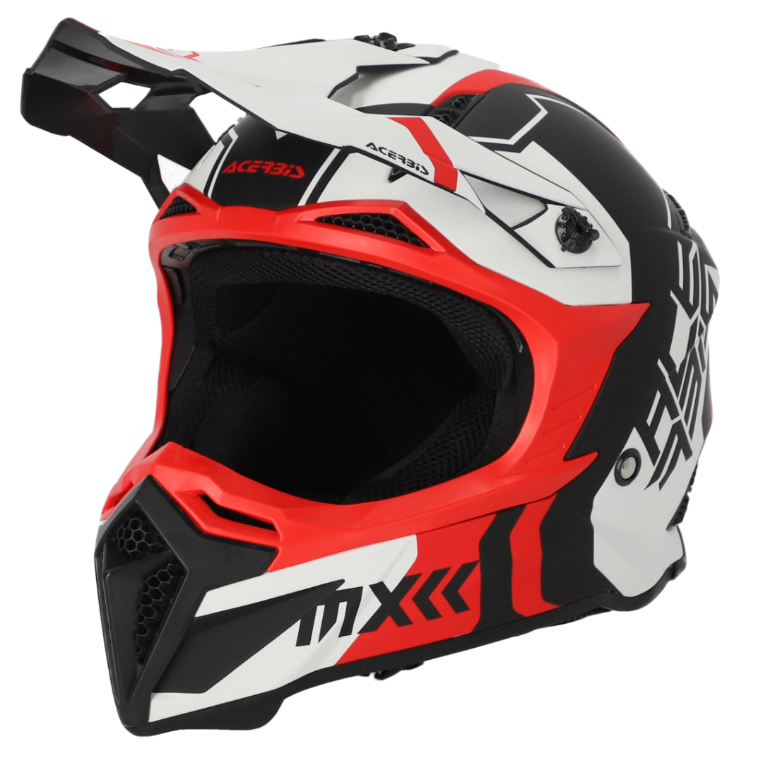 Acerbis Profile 5 MX Helmet Matte White/Red