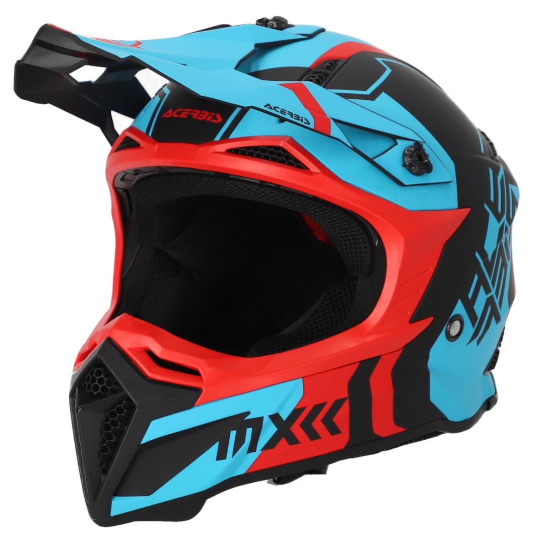 Acerbis Profile 5 MX Helmet Matte Red/Blue