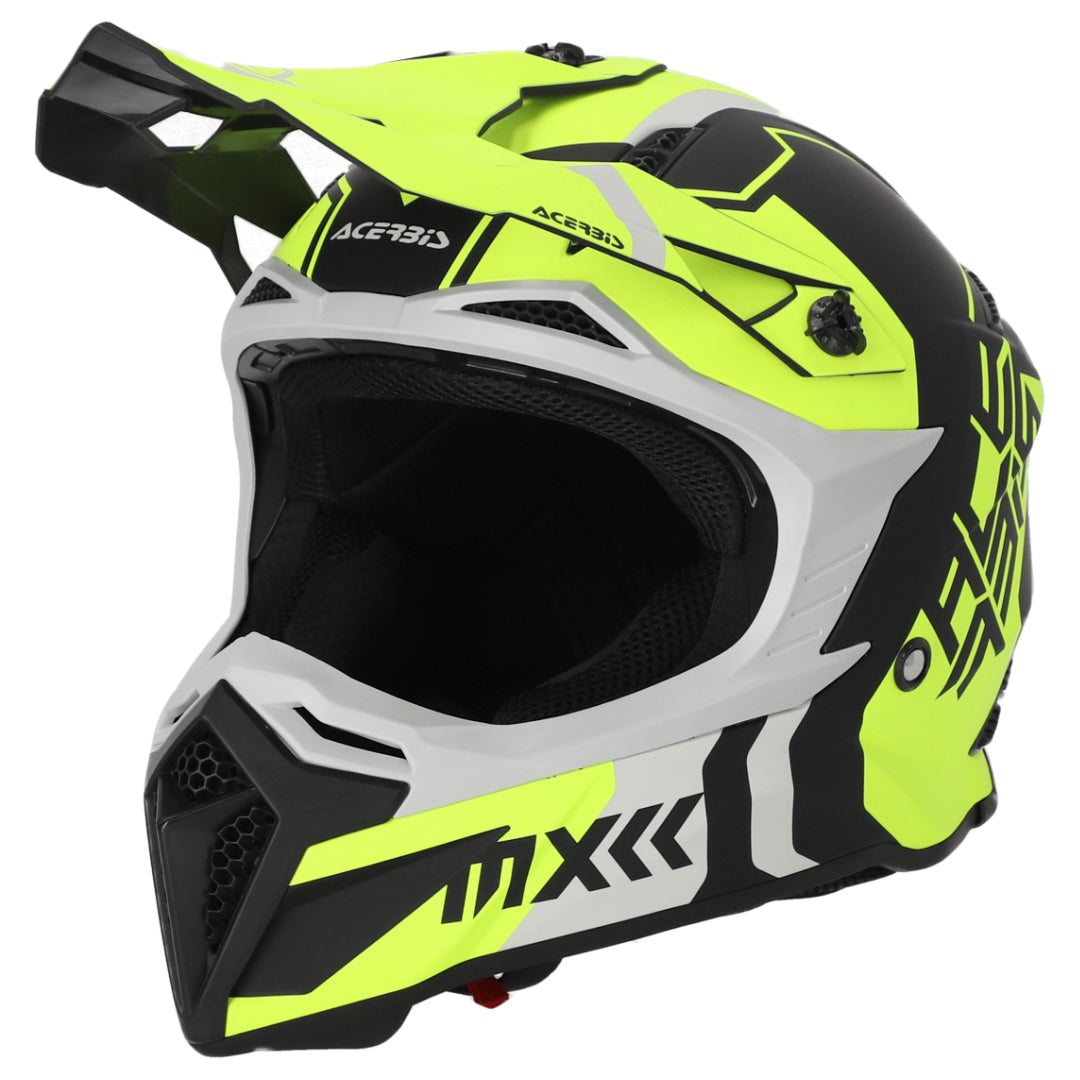 Acerbis Profile 5 MX Helmet Matte Black/Fluo Yellow
