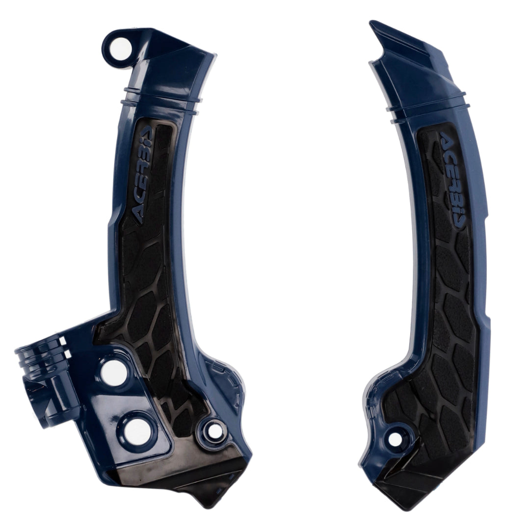 Acerbis X-Grip Frame Guards HUSKY TC/FC 125-450 23-24, TE/FE 2024 Blue/Black