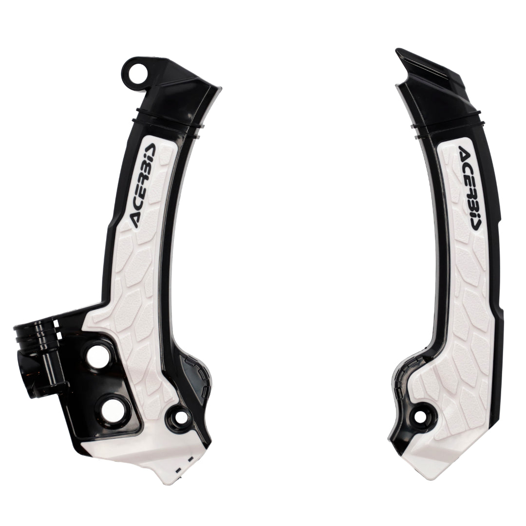 Acerbis X-Grip Frame Guards HUSKY TC/FC 125-450 23-24, TE/FE 2024 Black/White