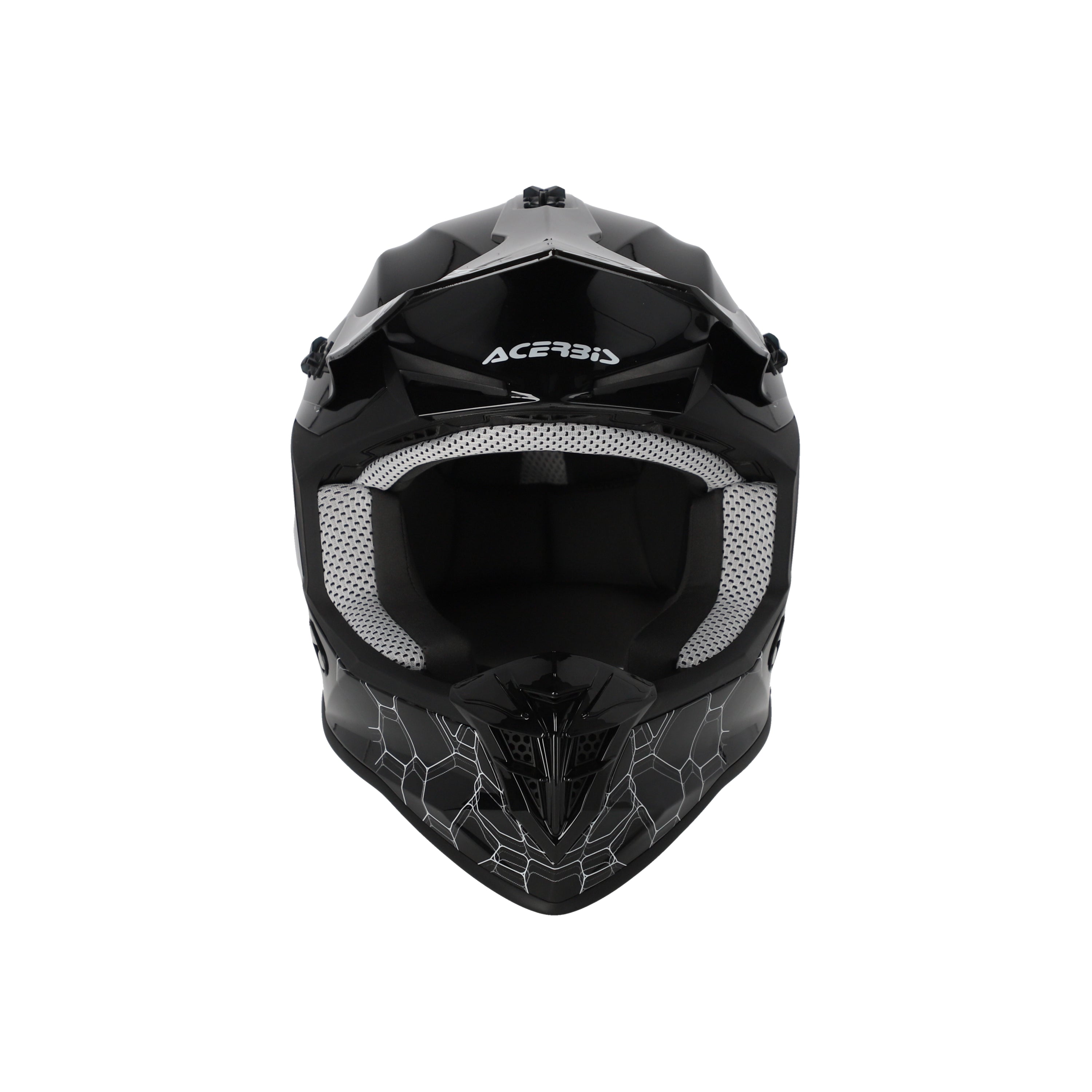 Acerbis Linear Solid MX Helmet Glossy Black