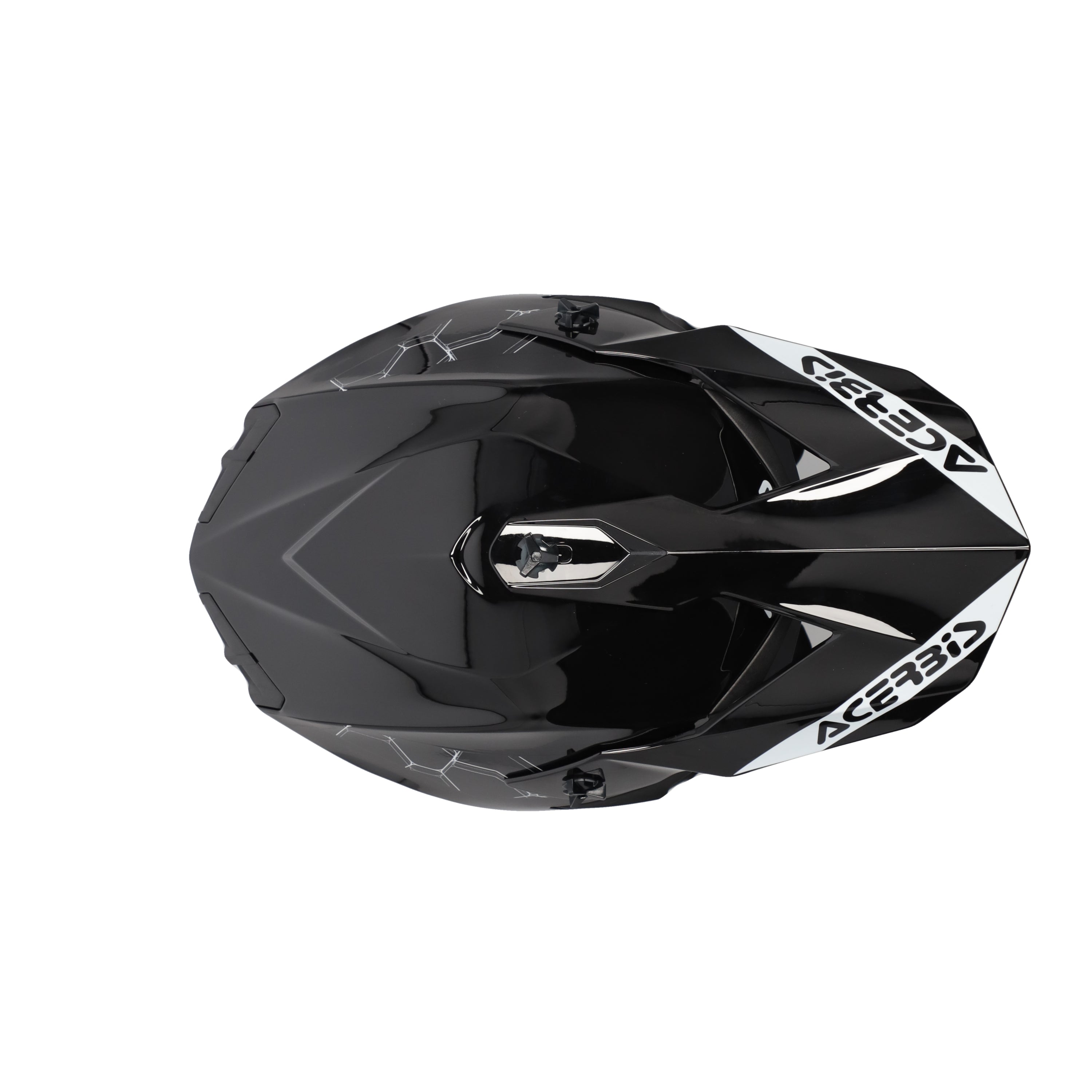 Acerbis Linear Solid MX Helmet Glossy Black