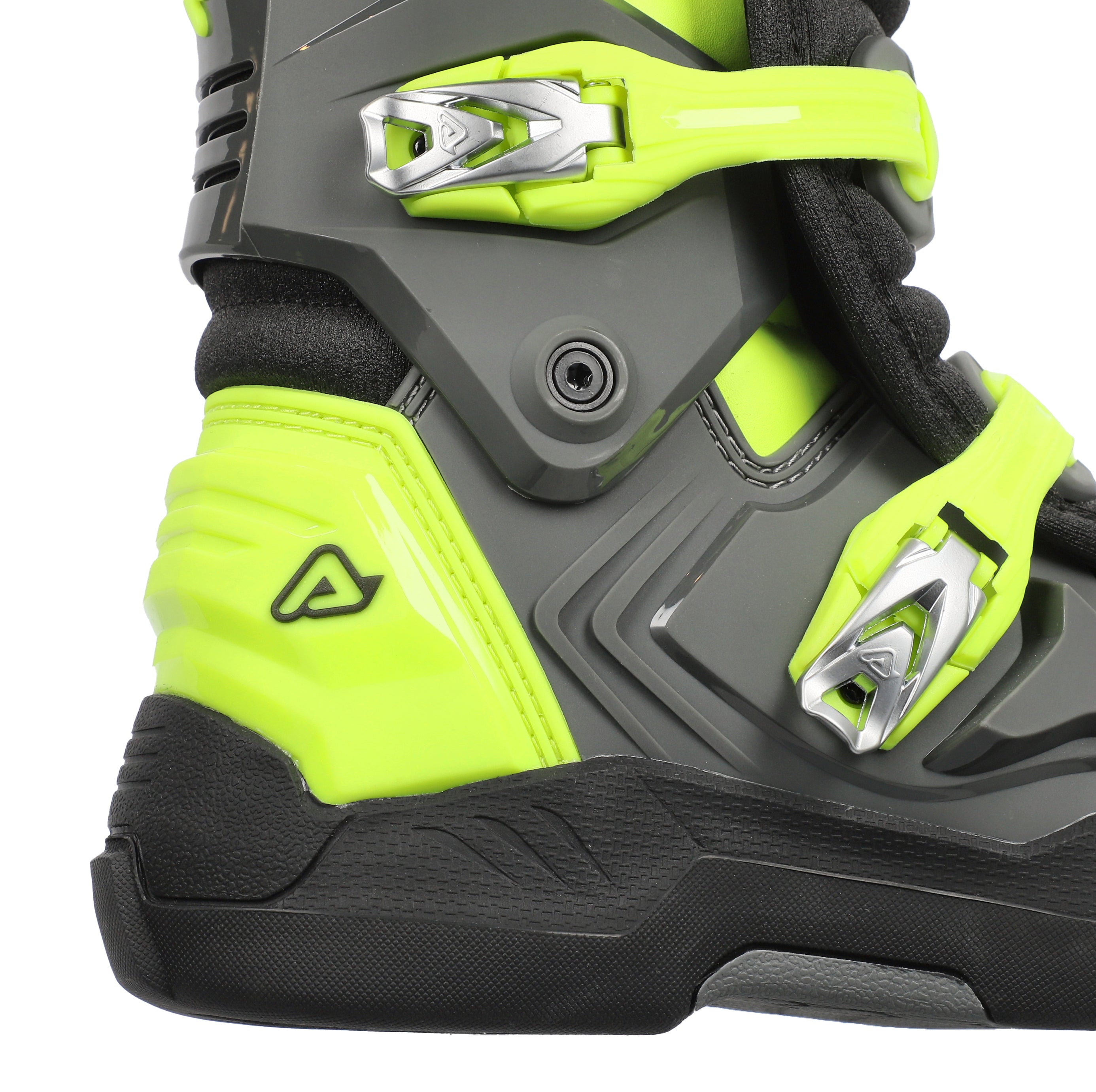 Acerbis Whoops MX Boots Grey/Yellow Fluo
