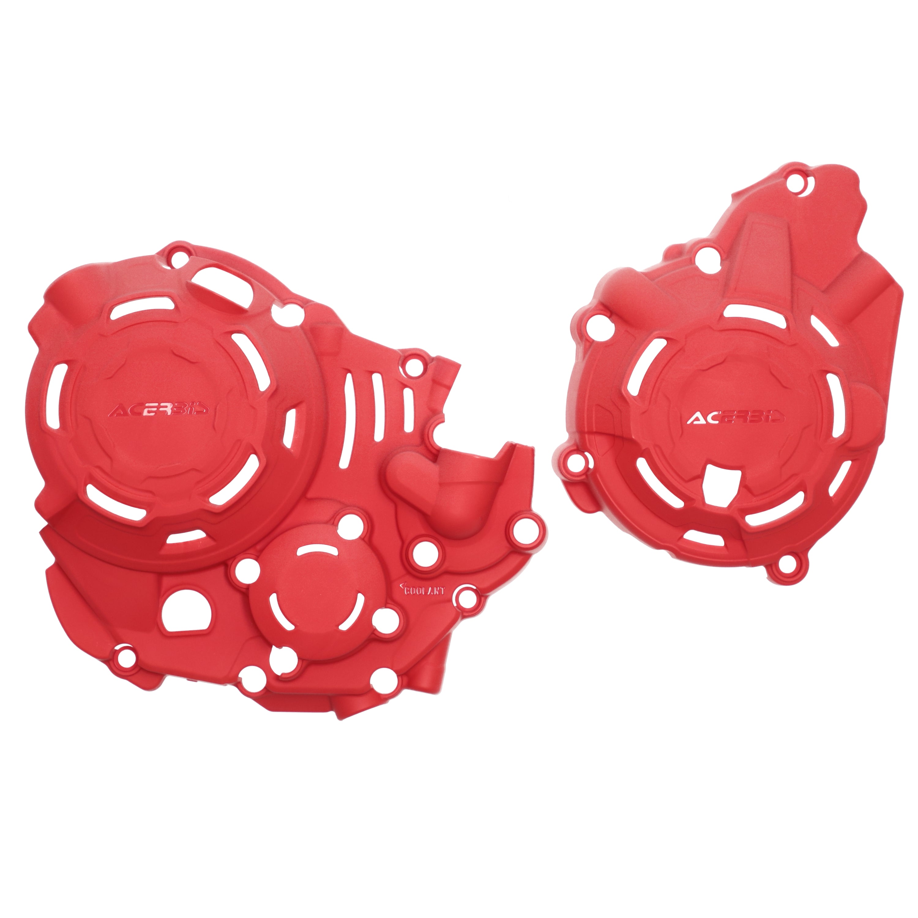 Acerbis X-Power Engine Cover Set HONDA CRF300L 2021-2025 Red