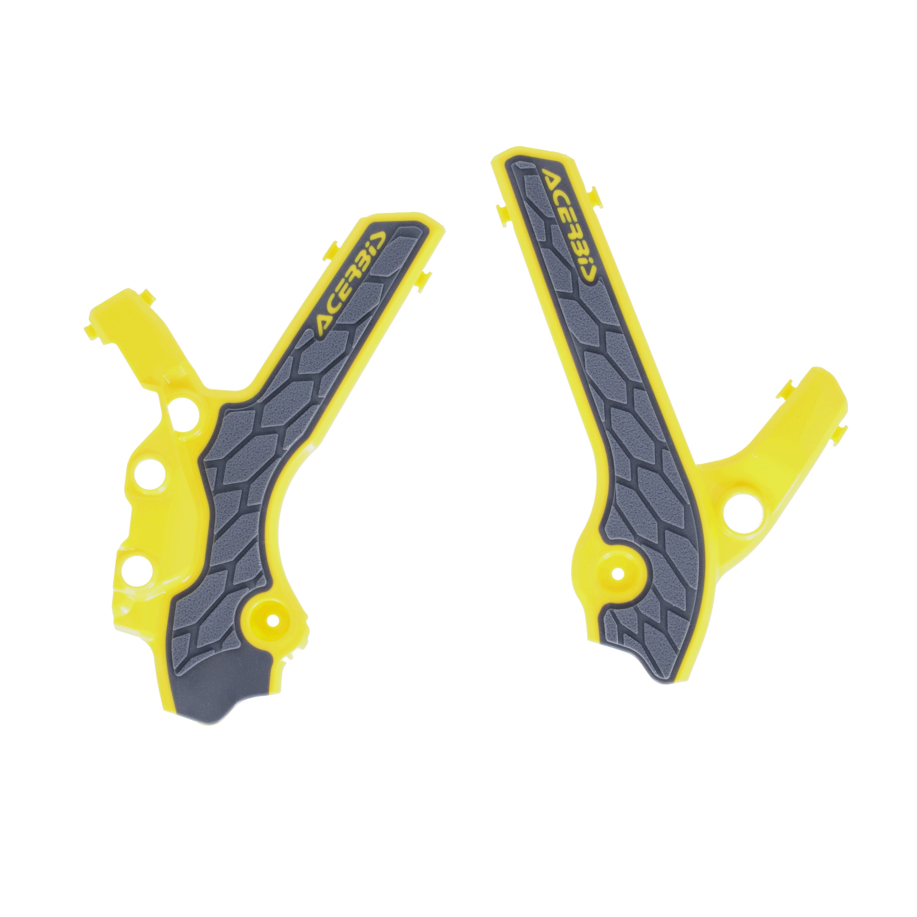 Acerbis X-Grip Frame Guards SUZUKI DRZ400 2000-2023 Grey/Yellow