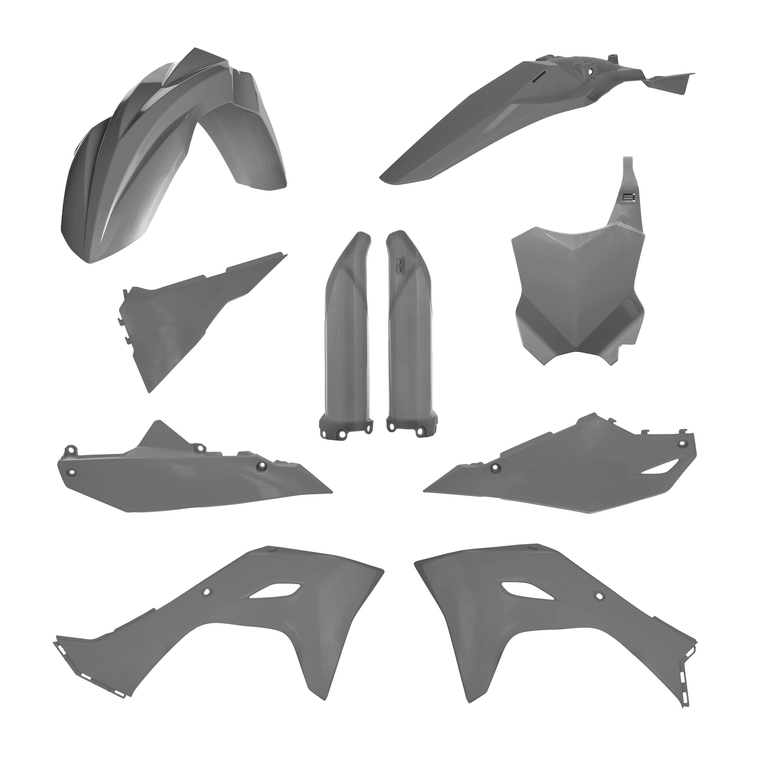 Acerbis Plastic Kit Kawasaki KX 250 2025-2026, KX 450 2024-2026, KX 450X 2024-2026 Grey
