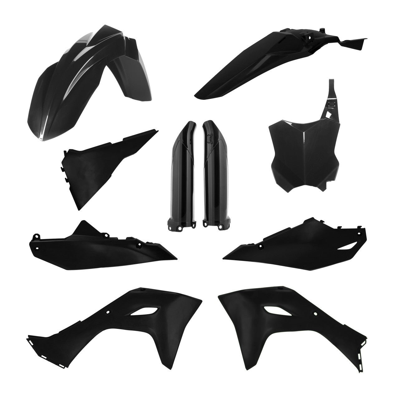 Acerbis Plastic Kit Kawasaki KX 250 2025-2026, KX 450 2024-2026, KX 450X 2024-2026 Black
